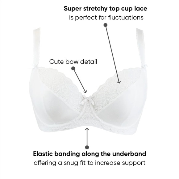 38K CURVY KATE Ellace Balcony Bra white BNWT - Picture 6 of 7
